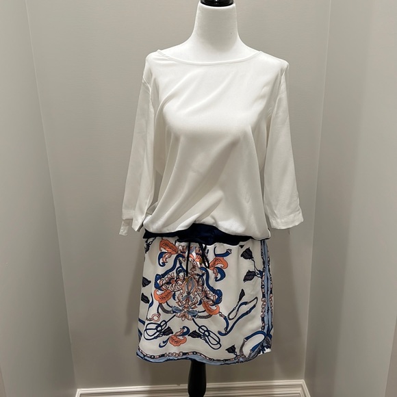 Drawstring tie waist dress - Picture 1 of 3